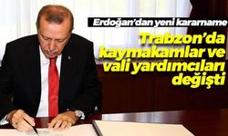 Trabzon’da kaymakam ve vali yardımcısı atamaları belli oldu!