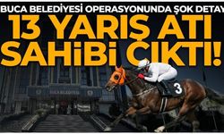 Belediye memurunun 13 yarış atı çıktı!