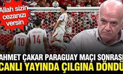 Ahmet Çakar Paraguay maçı sonrası canlı yayında çılgına döndü