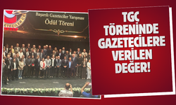 TGC TÖRENİNDE GAZETECİLERE VERİLEN DEĞER!