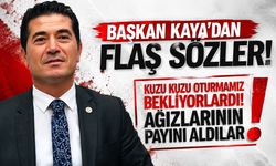 Başkan Kaya’dan flaş sözler! Kuzu kuzu oturmamız bekliyorlardı! Ağızlarının payını aldılar