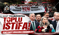 CHP Trabzon'da toplu istifa! Yeni Parti binasına yürüdüler