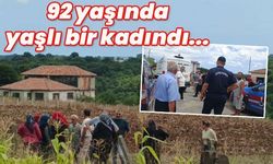 92 yaşındaki kadının cesedi tarlada yanmış halde bulundu!