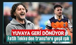 Yusuf Sarı yuvaya geri dönüyor! Fatih Tekke'den transfere yeşil ışık