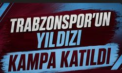 Trabzonspor'da bir yıldız daha kampa katıldı
