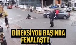 Direksiyon başında fenalaşan sürücü az kalsın faciaya neden oluyordu!