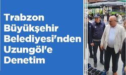 BÜYÜKŞEHİR'DEN UZUNGÖL'DE SIKI DENETİM