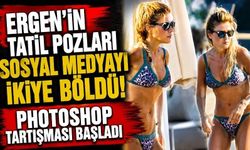 Ergen'in tatil pozları sosyal medyayı ikiye böldü! Photoshop tartışması başladı