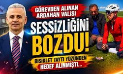 Görevden alınan Ardahan Valisi sessizliğini bozdu!