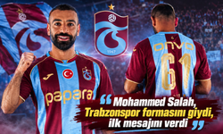 Mohammed Salah, Trabzonspor formasını giydi, ilk mesajını verdi
