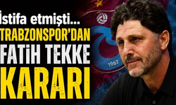 Trabzonspor'dan Fatih Tekke için açıklama!