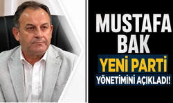 Yeni Parti Trabzon Kurucu İl Başkanı Mustafa Bak yönetim kadrosunu açıkladı