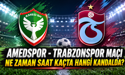 Amedspor – Trabzonspor maçı ne zaman, saat kaçta, hangi kanalda? Nerede oynanacak?