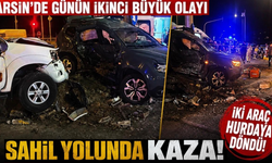Arsin’de günün ikinci büyük olayı: Sahil yolunda feci kaza