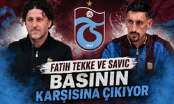 Fatih Tekke ve Savic basının karşısına çıkıyor