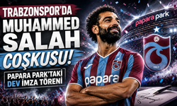 Trabzonspor'da Muhammed Salah coşkusu: Papara Park'taki dev imza töreni