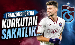 Trabzonspor’da korkutan sakatlık…