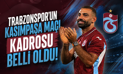 Trabzonspor'un Kasımpaşa maçı kadrosu belli oldu