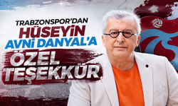 Trabzonspor'dan Hüseyin Avni Danyal'a özel teşekkür