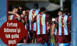 Trabzonspor hazırlık maçında Udinese'yi mağlup etti!