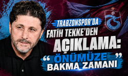 Trabzonspor’da Fatih Tekke’den açıklama: “Önümüze bakma zamanı”