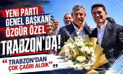 YENi Parti Genel Başkanı Özgür Özel Trabzon’da: “Trabzon’dan çok çağrı aldık”