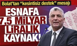 Esnaf ve sanatkara 74,8 milyar liralık finansman