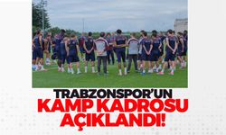 Trabzonspor'un Göztepe ile yapacağı hazırlık maçının kamp kadrosu belli oldu.