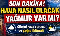 Karadeniz'de yağmur, 2 bölgede rüzgar var
