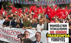 Trabzon’da Ekrem İmamoğlu’na destek yürüyüşü düzenlendi