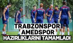 Trabzonspor, Amedspor maçı hazırlıklarımız tamamlandı