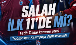 İşte Trabzonspor'da Fatih Tekke'nin Kasımpaşa maçı muhtemel 11'i