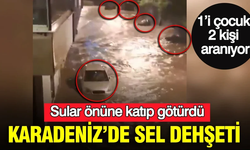 Karadeniz’de sel dehşeti: Sular önüne katıp götürdü