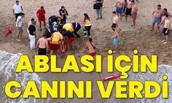 Ablasını kurtarmaya çalışan Arif, kurtarılamadı