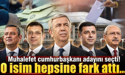 Muhalefet Cumhurbaşkanı adayını seçti! O isim hepsine fark attı…