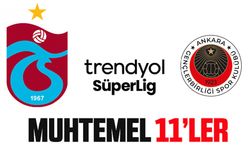 Trabzonspor, Gençlerbirliği karşısında yükseliş peşinde! İşte muhtemel 11'ler