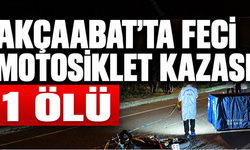 Akçaabat’ta Feci Motosiklet Kazası: 1 Ölü