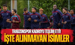 Trabzonspor, Türkiye Futbol Federasyonu'na Kulüp A Takım Listesi'ni teslim etti