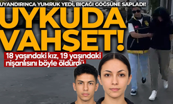 Uyandırdığı nişanlısı yumruk atınca genç kadın öldürdü!