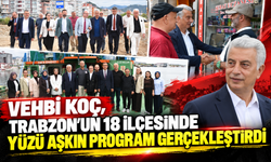 Vehbi Koç, Trabzon’un 18 İlçesinde Yüzü Aşkın Program Gerçekleştirdi