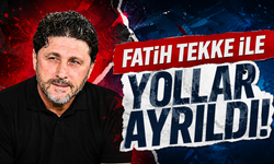 Fatih Tekke ile yollar ayrıldı