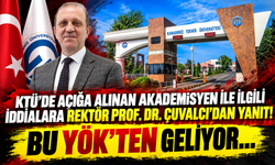 KTÜ’de açığa alınan akademisyen ile ilgili iddialara Rektör Prof. Dr. Çuvalcı’dan yanıt! Bu YÖK’ten geliyor…