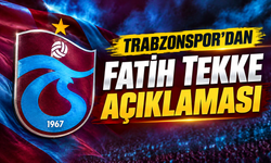 Trabzonspor'dan Fatih Tekke açıklaması