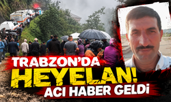 Trabzon’da heyelan! Acı haber geldi
