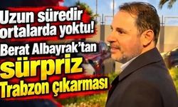 Uzun süredir ortalarda yoktu! Berat Albayrak’tan sürpriz Trabzon çıkarması