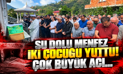 Su dolu menfez iki çocuğu yuttu! Çok büyük acı...