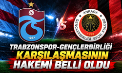 Trabzonspor-Gençlerbirliği karşılaşmasının hakemi belli oldu