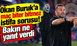 Okan Buruk’a maç biter bitmez istifa sorusu! Bakın ne yanıt verdi