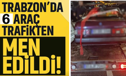 Trabzon’da modifiyeli araçlara geçit yok! 6 araç trafikten men edildi