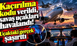 174 yolculu uçakta kaçırılma alarmı!